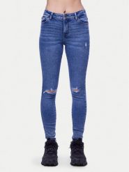 Pieces Jeansy Dana 17148021 Niebieski Skinny Fit. Niebieskie jeansy Pieces, l, bez wzorów, z bawełny. Za 109.99 zł.