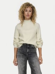 ONLY Golf Katia 15324678 Écru Regular Fit. Swetry ONLY, l, bez wzorów, z syntetyku, bez ramiączek. Za 49.99 zł.