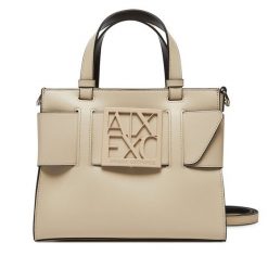 Torebka Armani Exchange. Brązowe torebki klasyczne Armani Exchange, bez wzorów, klasyczne, bez dodatków. Za 449.99 zł.