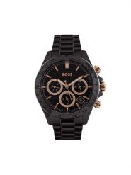 BOSS Zegarek Novia 1502633 Czarny. Czarne, analogowe zegarki Boss. Za 1,819.00 zł.