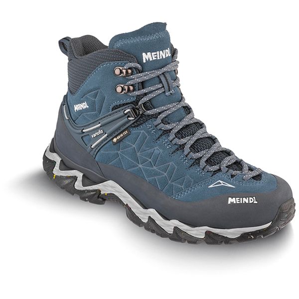 Buty trekkingowe damskie MEINDL Sion Lady Mid GTX z membraną Gore-tex. Niebieskie buty trekkingowe MEINDL, bez wzorów, z gore-texu, bez zapięcia, wspinaczkowe, gore-tex. Za 1,019.01 zł.