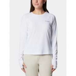 Koszulka Damska Columbia Summit Valley Crew. Białe t-shirty sportowe Columbia, l, bez wzorów, bez ramiączek. Za 269.00 zł.