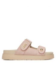 Liu Jo Klapki Penny 902 4A5709 PX002 Różowy. Czerwone klapki Liu Jo, bez wzorów, ze skóry, bez obcasa, bez zapięcia. Za 389.99 zł.