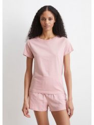 Marc O´Polo Koszulka piżamowa w kolorze jasnoróżowym rozmiar: M. Różowe piżamy m, bez wzorów, z bawełny, bez kołnierzyka, bez ramiączek. Za 63.45 zł.