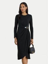 LAUREN RALPH LAUREN Sukienka codzienna 200980222001 Czarny Slim Fit. Czarne sukienki Lauren Ralph Lauren, na co dzień, bez wzorów, z syntetyku, bez kołnierzyka, bez ramiączek, proste. Za 969.99 zł.