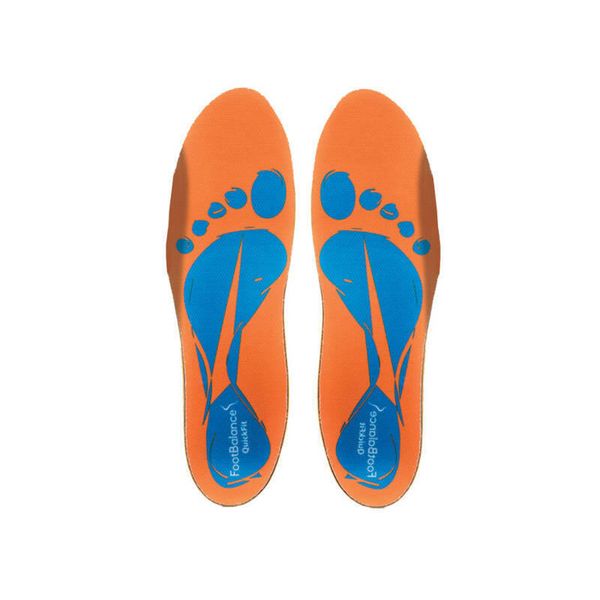 Wkładki do butów FootBalance QuickFit Narrow MidLow FP442. Brązowe skarpetki sportowe FOOTBALANCE, bez wzorów, narciarskie. Za 209.00 zł.