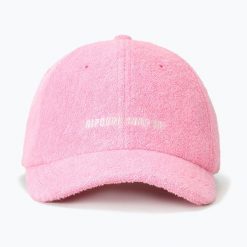 Czapka z daszkiem damska Rip Curl Mixed Terry Cap. Czerwone czapki z daszkiem Rip Curl, bez wzorów, z bawełny, eleganckie. Za 89.99 zł.