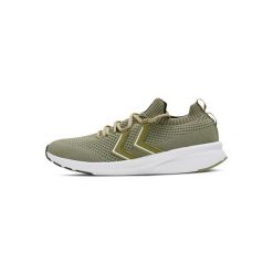 Buty do biegania dla dorosłych Hummel Flow Seamless. Zielone buty do biegania Hummel, bez wzorów, z dzianiny, bez zapięcia, do biegania. Za 286.00 zł.