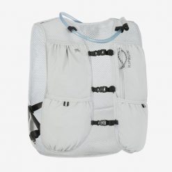 Plecak do biegania w terenie unisex Kiprun 8l. Szare plecaki KIPRUN, bez wzorów, bez dodatków. Za 199.99 zł.