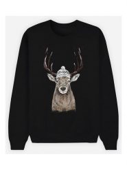 WOOOP Bluza "Outside" w kolorze czarnym rozmiar: L. Czarne bluzy Wooop, l, bez wzorów, z bawełny, bez kaptura. Za 100.99 zł.