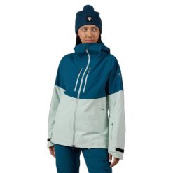 Damska kurtka narciarska Rossignol Rallybird. Niebieskie kurtki narciarskie Rossignol, na zimę, bez wzorów, bez kaptura, narciarskie. Za 1,842.00 zł.