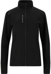 Damska kurtka wodoodporna Elite Lab Heat X2. Czarne kurtki przeciwdeszczowe ELITE LAB, bez wzorów, z materiału, bez kaptura, do biegania. Za 278.00 zł.