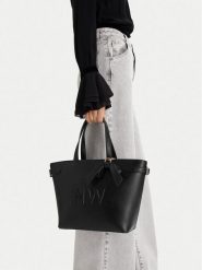 Nine West Torebka EO-Lira-LX20086b Czarny. Czarne torebki klasyczne Nine West, bez wzorów, z materiału, bez dodatków. Za 349.99 zł.