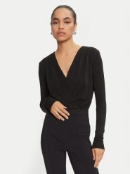 PINKO Body 104464 A29I Czarny Regular Fit. Czarne body i gorsety Pinko, bez wzorów, z syntetyku, bez ramiączek. Za 499.99 zł.
