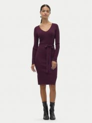 Vero Moda Sukienka dzianinowa Saba 10309320 Fioletowy Slim Fit. Fioletowe sukienki Vero Moda, xl, bez wzorów, z dzianiny, bez kołnierzyka, bez ramiączek. Za 199.99 zł.
