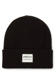 Msch Copenhagen czapka wełniana MSCHMojo Kobiety Wełna czarny, ONE SIZE. Czarne czapki zimowe MSCH Copenhagen, bez wzorów, z dzianiny, eleganckie. Za 89.95 zł.