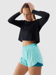 4F Koszulka techniczna 4FWSS24TFLOF218 Czarny Regular Fit. Czarne t-shirty sportowe 4f, l, bez wzorów, z syntetyku, bez ramiączek, na fitness i siłownię. Za 79.99 zł.