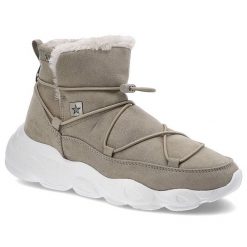 Botki damskie Big Star, cholewka z miękką wyściółką lekkie sznurowanie z regulacją elastyczna konstrukcja dopasowująca się do stopy gruba podeszwa, b. Brązowe botki BIG STAR, bez wzorów, biznesowe, bez obcasa, bez zapięcia. Za 179.00 zł.