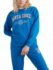 Bluza damska O'Neill Surf State Crew. Niebieskie bluzy O'Neill, m, bez wzorów, z bawełny, sportowe, bez ramiączek, bez kaptura. Za 259.00 zł.