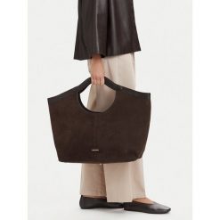 Torebka GINO ROSSI. Brązowe shopper bag Gino Rossi, bez wzorów, bez dodatków. Za 699.99 zł.