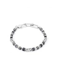 COEUR DE LION Bransoletka z hematytami i onyksami rozmiar: onesize. Szare bransoletki COEUR DE LION, z hematytem, srebrne. Za 436.14 zł.