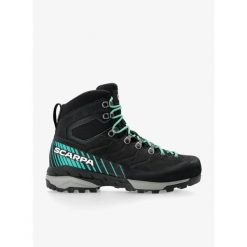 Buty trekkingowe damskie Scarpa Mescalito TRK GTX. Czarne buty trekkingowe Scarpa, bez wzorów, bez zapięcia. Za 958.59 zł.