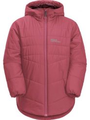 Jack Wolfskin Płaszcz pikowany "Solyd" w kolorze jasnoróżowym rozmiar: 104. Różowe płaszcze Jack Wolfskin, bez wzorów, bez kaptura. Za 123.25 zł.