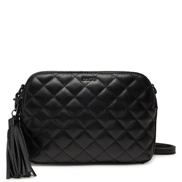 Torebka Aldo. Czarne listonoszki Aldo, bez wzorów, bez dodatków. Za 149.99 zł.