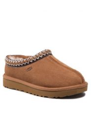 Ugg Kapcie W Tasman 5955 Brązowy. Brązowe kapcie UGG, bez wzorów, ze skóry. Za 569.00 zł.
