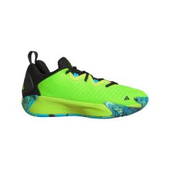 Buty do koszykówki adidas Initiation. Zielone buty treningowe adidas, bez wzorów, bez zapięcia, do koszykówki. Za 373.15 zł.