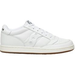 Buty Dorosły Saucony Jazz Court biały. Białe buty treningowe Saucony, bez wzorów, ze skóry, bez zapięcia, trekkingowe. Za 576.25 zł.