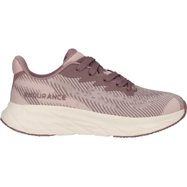 Buty sportowe damskie Endurance Sapphira. Białe buty sportowe lifestyle Endurance, bez wzorów, z materiału, bez zapięcia, trekkingowe. Za 214.00 zł.