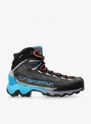 Buty trekkingowe damskie La Sportiva Aequilibrium Hike GTX. Czarne trekkingi La Sportiva, bez wzorów, z gore-texu, bez zapięcia, trekkingowe, gore-tex. Za 989.99 zł.