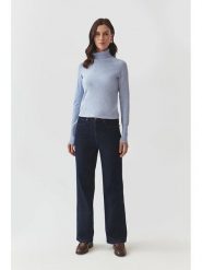 TATUUM Golf w kolorze błękitnym rozmiar: XS. Niebieskie swetry Tatuum, xs, bez wzorów, ze splotem, bez ramiączek. Za 76.45 zł.