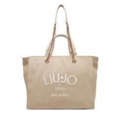 Torebka Liu Jo. Brązowe shopper bag Liu Jo, bez wzorów, bez dodatków. Za 719.99 zł.