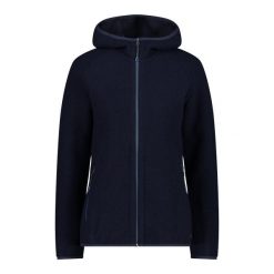 Kurtka z kapturem wooltech damska CMP. Czarne kurtki CMP, bez wzorów, sportowe, z kapturem. Za 675.50 zł.