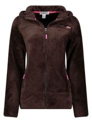 Geographical Norway Kurtka polarowa "Upalood" w kolorze brązowym rozmiar: S. Brązowe kurtki Geographical Norway, s, bez wzorów, z polaru, bez kaptura. Za 104.14 zł.