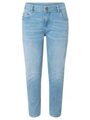 Timezone Dżinsy - Regular fit - w kolorze błękitnym rozmiar: W32. Niebieskie jeansy Timezone, z aplikacjami, klasyczne. Za 113.10 zł.