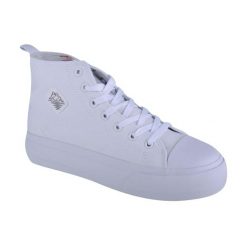 Buty damskie trampki sportowe Kappa VISKA OC. Białe trampki Kappa, bez wzorów, z materiału, sportowe, bez zapięcia. Za 98.00 zł.