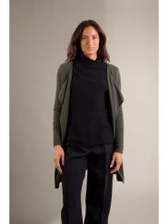 Perfect Cashmere Kaszmirowy kardigan "Abigail" w kolorze khaki rozmiar: L. Brązowe swetry Perfect Cashmere, l, bez wzorów, z kaszmiru, bez ramiączek. Za 478.99 zł.