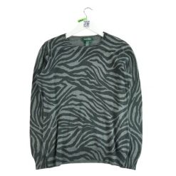 Second life - Damski sweter z jedwabiu i kaszmiru - Stan bardzo dobry. Czarne swetry Ralph Lauren, bez wzorów, z kaszmiru, bez ramiączek. Za 228.38 zł.