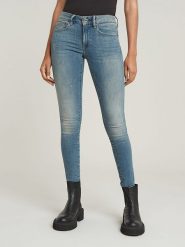 G-Star Dżinsy - Skinny fit - w kolorze niebieskim rozmiar: W25/L32. Niebieskie jeansy G-Star, l, z aplikacjami, klasyczne. Za 145.60 zł.