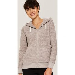 Polarowa bluza z kapturem - Jasny szar. Bluzy z kapturem marki House. W wyprzedaży za 49.99 zł.