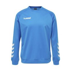 Bluza do piłki ręcznej dla dorosłych Hummel Promo Poly Sweatshirt. Niebieskie bluzy bez kaptura Hummel, xl, bez wzorów, bez kaptura, do piłki ręcznej. Za 178.00 zł.