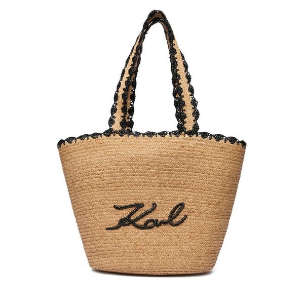 Torebka KARL LAGERFELD. Brązowe torebki klasyczne KARL LAGERFELD, bez wzorów, bez dodatków. Za 601.99 zł.