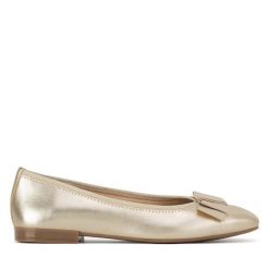 Baleriny Lasocki. Żółte baleriny Lasocki, bez wzorów, bez obcasa, bez zapięcia. Za 144.99 zł.