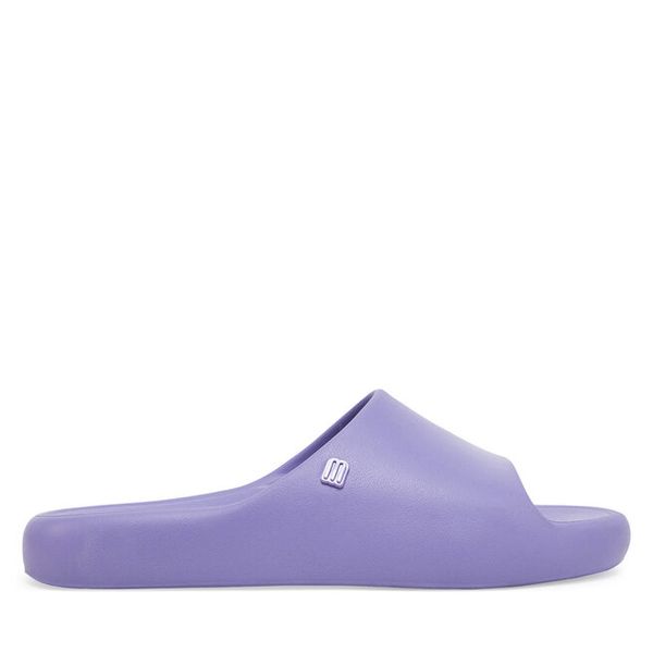 Klapki Melissa. Fioletowe klapki Melissa, bez wzorów, bez obcasa, bez zapięcia. Za 192.99 zł.