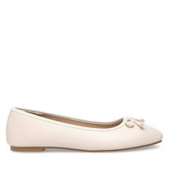 Baleriny Jenny Fairy. Brązowe baleriny Jenny Fairy, bez wzorów, bez obcasa, bez zapięcia. Za 49.99 zł.