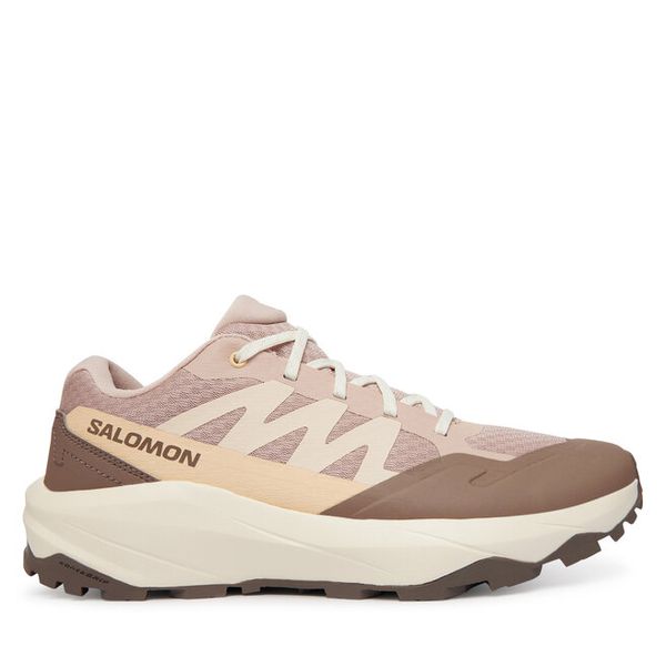 Trekkingi Salomon. Czerwone buty trekkingowe Salomon, bez zapięcia. Za 409.99 zł.