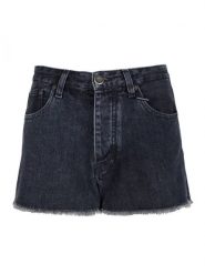 Calvin Klein Szorty "H. Rise" | J2DJ203320 | Kobieta | Czarny, Szary. Czarne szorty Calvin Klein, bez wzorów, z bawełny. W wyprzedaży za 219.00 zł.